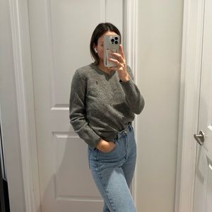 Ralph Lauren 100% lambswool grey sweater